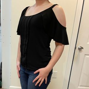 Cold Shoulder Blouse- Like New Great Quality